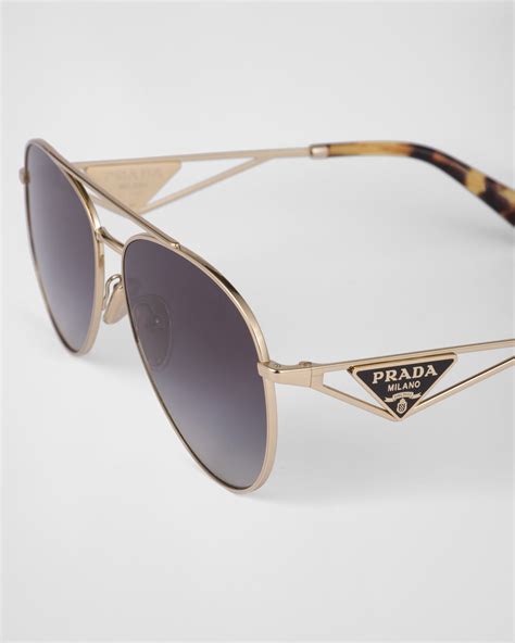 prada sunglasses spr57u|Gradient Smoky Gray Lenses Sunglasses With Triangle Logo.